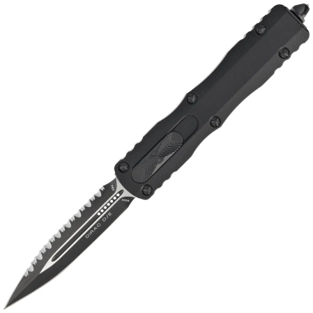 Nóż automatyczny OTF Microtech Dirac D/E Black Aluminium, Tactical F/S by Tony Marfione (225-3T)