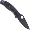 Spyderco Tenacious Knife Black Lightweight FRN, Black Spyder 8Cr13MoV by Eric Glesser (C122PSBBK)