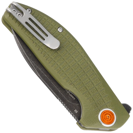 Nóż składany BlackFox Acutus OD Green G10, Black PTFE D2 by Grigorii Matveev (BF-764 OD)