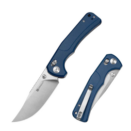 Nóż składany Sencut Slybolt Blue Canvas Micarta, Satin 9Cr18MoV (S25001A-2)