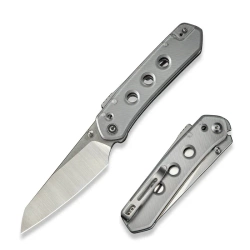 Nóż składany Civivi Vision FG Clear Lexan, Satin/Stonewashed Nitro-V by Snecx Tan (C22036-7)