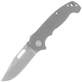 Nóż składany Demko AD20S Clip Point Gray G10, Stonewashed MagnaCut by Andrew Demko (MGAD20S-MAG-GRYG10-CP)