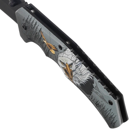 Herbertz CJH Knife 3D Eagle, Black 420 (ART000142)