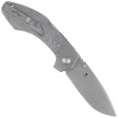 MKM Hero Knife Denim Canvas Micarta, Stonewashed M390 by Tommaso Rumici (MK HR-DCT)