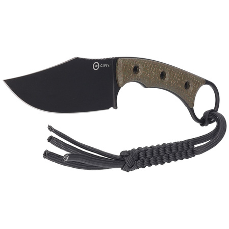 Civivi Knife Midwatch Green Micarta, Black Stonewashed N690 (C20059B-3)
