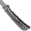 Spartan Blades Harsey Folder 3.25 Gray Titanium, Blue HW, Stonewashed CPM S45VN by William W. Harsey Jr. (SF10SWBL)
