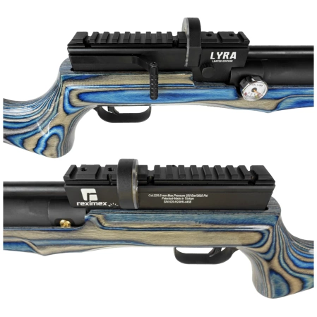 Wiatrówka PCP Reximex Lyra Blue Laminated 6.35 mm