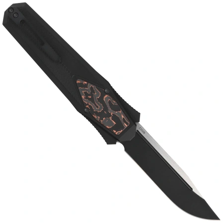 Nóż grawitacyjny Remette RT-Swordfish CP Black Aluminum/Copper Carbon Fiber, Titanium Black Stonewashed S35VN (ZL103D14)