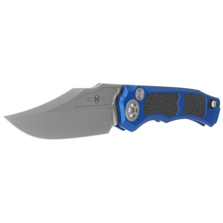 Heretic Wraith V4 Auto Blue Aluminum/3M, Bead Blasted MagnaCut Automatic Knife by Tony Marfione Jr. (H002-3A-BLU)