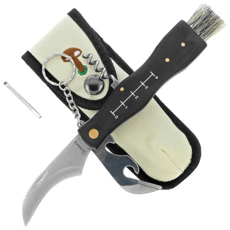 Martinez Albainox Setera Multi Mushroom Knife Madera Wood, Satin 3Cr13Mov (10592)