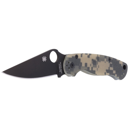 Nóż składany Spyderco Para Military 2 G-10 Camo, Black Blade (C81GPCMOBK2)