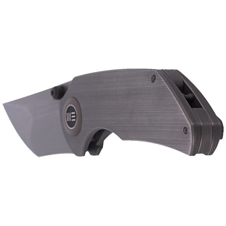 WE Knife Thug Gray Titanium, Gray Hand Rubbed CPM 20CV by Matt Christensen (2103B)