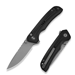 Nóż składany Civivi Tarask Black G10, Gray Stonewashed Nitro-V (C25023C-1)