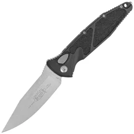 Nóż automatyczny Microtech Socom Elite Auto S/E Black Aluminium, Stonewashed M390 by Tony Marfione (160A-10)