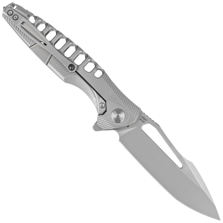 Nóż składany RikeKnife Thor 5 Gray Titanium, Satin M390 (RK-Thor5-P)
