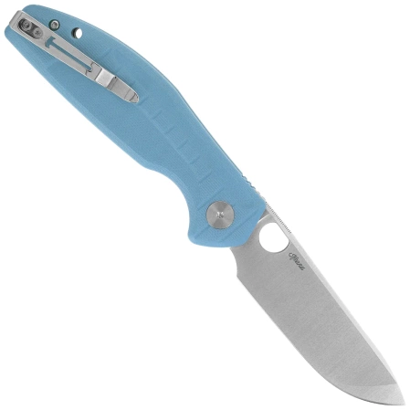 Bestechman Angry Owl Knife Grey G10, Satin/Stonewashed D2 by Keanu Alfaro (BMK12C-1)