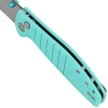 Bestechman Knife Goodboy Tiffany Blue G10, Satin / Stonewashed D2 by Keanu Alfaro (BMK04B)