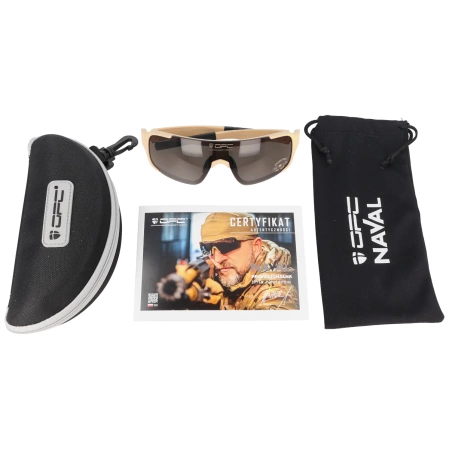 OPC Tactical JET I Naval Matt Khaki, Smoke glasses (N TJ I MATT KHA)