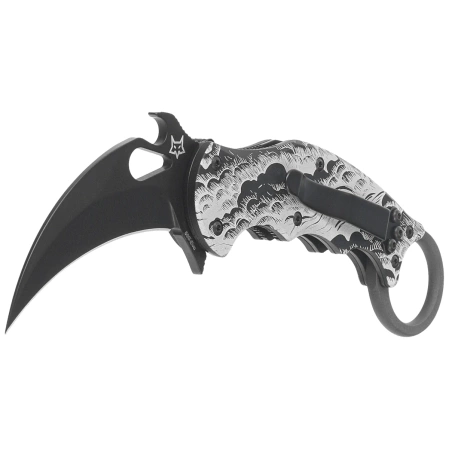 Fox The Storm Karambit Black Aluminum, Black N690Co (FX-599 ALB-2)