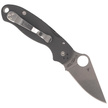 Spyderco Para 3 G-10 Dark Gray Maxamet Plain Knife (C223GPDGY)