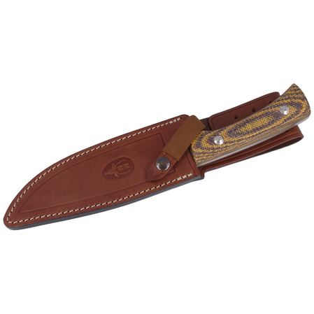 Muela Jabali Brown Micarta, Satin 170mm (JABALI-17G)