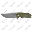 Bestech Knife Lion Army Green G10, Stonewashed/Satin D2 (BG01B)