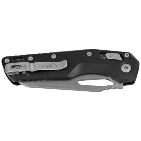 Nóż składany Microtech MSI S/E Black Slab Side Aluminium, Apocalyptic M390MK by Tony Marfione (210-10AP)