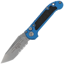 Nóż automatyczny Microtech LUDT Gen III T/E Blue Aluminium, Stonewashed P/S M390MK by Tony Marfione (1136-11BL)