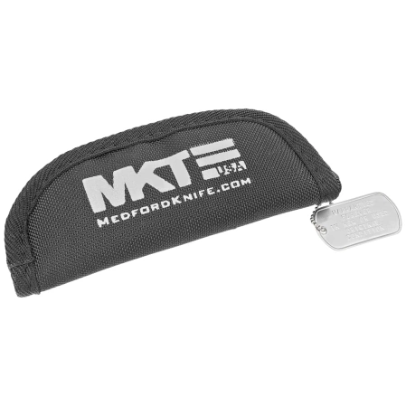 Nóż składany Medford Praetorian Genesis T Tanto Tumbled Titanium, Bronze HW/Clip, Black DLC S45VN by Greg Medford (MK0294PT-01TM-T1C1-BN)