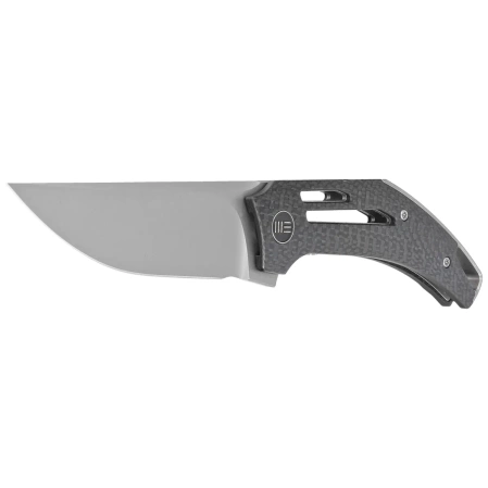WE Knife Speedliner Twill Carbon Fiber, Silver Bead Blasted CPM 20CV by Tashi Bharucha (WE22045B-1)