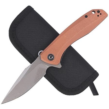 CIVIVI Knife Baklash Copper Stonewashed, Damascus (C801DS-2)