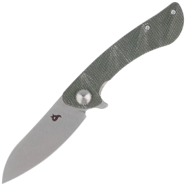 Nóż składany BlackFox Dripper OD Green Canvas Micarta, Stonewashed VG-10 (BF-771 MOD)