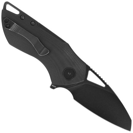 Bestech Knife Riverstone Black G10, Black Stonewashed 154CM by Frank Grissom (BL03C)