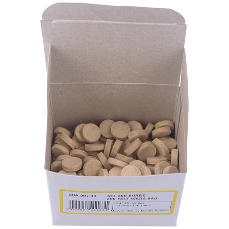 Davide Pedersoli przybitki filcowe 3 mm .44, 200 szt. (USA 097-44)