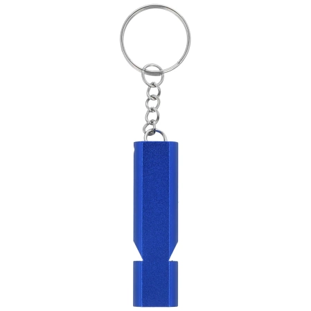 Barbaric Whistle Key-ring Blue Aluminum (16215-BL)