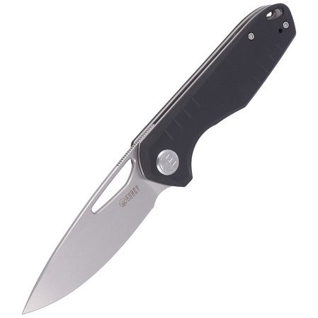 Kubey Knife Doris, Black G10, Satin D2 (KU324A)