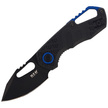 MKM Isonzo Clip Point Knife Black FRN, Black Idroglider N690 by Jesper Voxnæs (MK FX03-3PBK)