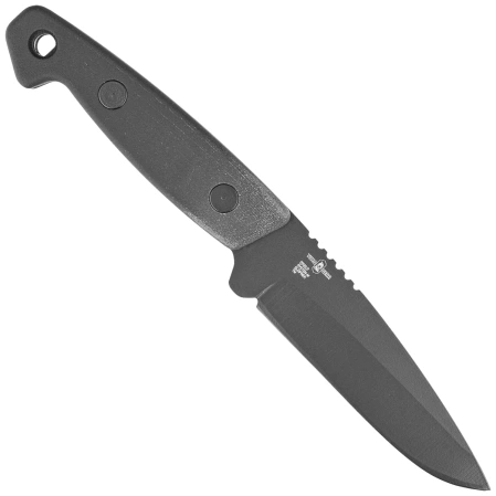 Nóż Turq Gear Wolf Drop Point Black G10 Full Cubic, HW Black, Cerakote Graphite Black Sleipner