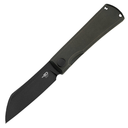 Nóż składany Bestech Bruv Black Bronze Titanium, Black Stonewashed M390 by Galovic Design (BT2401B)