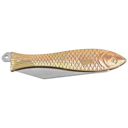 Mikov Fishlet 130 Gold, Stonewashed 420 (130-NZn-1/ZL STONEWASHED)