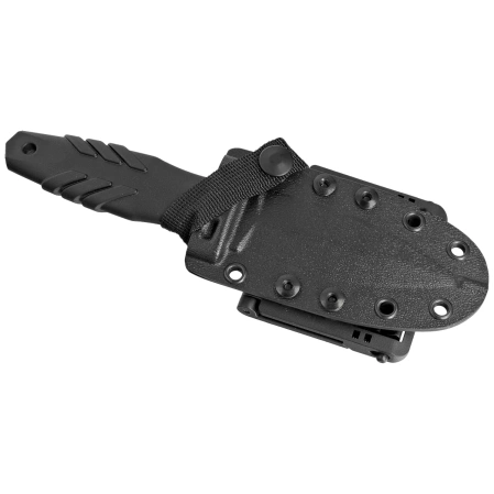Nóż Fox FKMD Tactical Elementum Dagger S/E Black PP/TPE, Black Idroglider N690Co (FX-647)