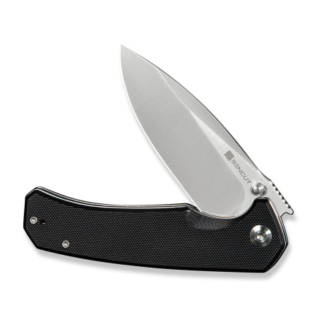 Sencut Skarnax Knife Black G10, Satin 9Cr18MoV (S24025-1)
