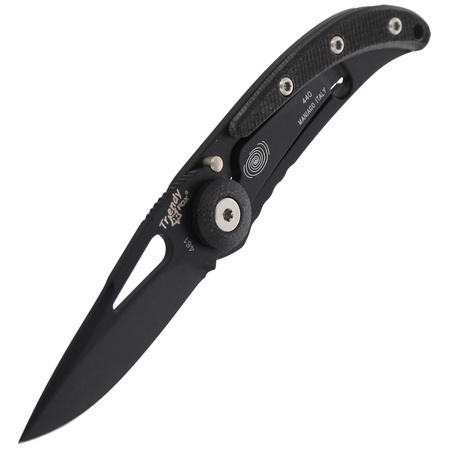 Fox Trendy Knife Black G10, Black PVD 440C by Moris Baroni (461G10)