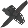 Spartan Blades Alala Black Canvas Micarta, Black Powder 1095 Cro-Van by Curtis Iovito (SBSL004BKBK)