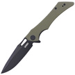 Kubey Raven KB245I Knife Green G10, Dark Stonewashed AUS-10 by Jelly Jerry