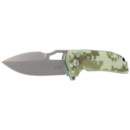 Nóż składany Kubey Knife RDF Camo G10, Bead Blasted AUS-10 by HYDRA Design (KU316C)