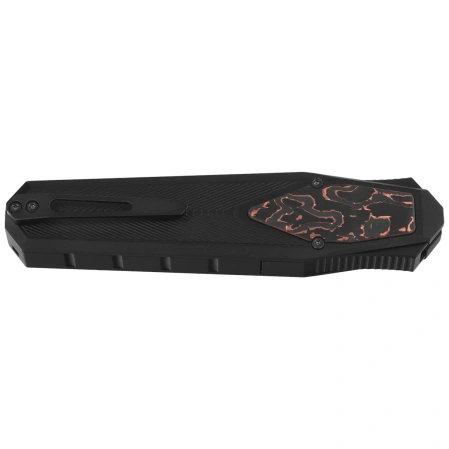 Remette RT-Swordfish CP Knife Black Aluminum/Copper Carbon Fiber, Titanium Black S35VN (ZL103D13)