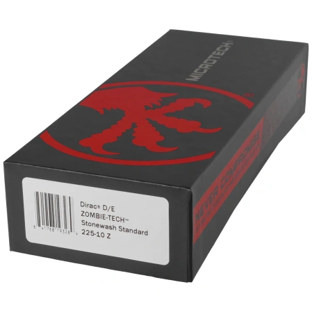 Microtech Dirac D/E OTF Knife Zombie Aluminum, Stonewashed M390 by Tony Marfione (225-10Z)