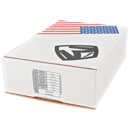 Medford Praetorian T Tanto Tumbled Titanium, Blue HW/Clip, Tumbled S45VN by Greg Medford (MK0124TT-01TM-T2C2-BN)