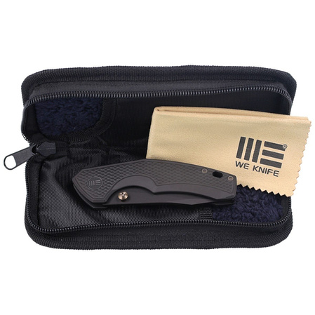 Nóż składany WE Knife Gnar Black Titanium, Black Stonewashed CPM S35V by Matt Degnan (917B)